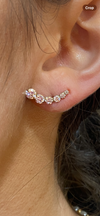9ct gold cz climbers