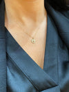 9ct gold baby feet pendant with chain