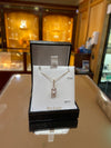 9ct cubic zurconia drop pendant