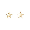 NJO 9ct Gold Star Stud Earrings