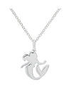 Disney Princess Mermaid Sterling Silver Necklace