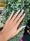 18ct Gold Solitaire Diamond Bezel Twist Ring