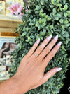 18ct Yellow Gold Diamond stone set shoulders