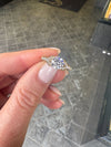 9ct Gold Cubic Zirconia Shoulder Detail Ring