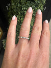 Dix 9ct Yellow Gold 9-Stone Cubic Zirconia Eternity Ring