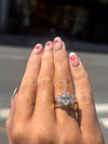 3 stone Diamond Lab Grown