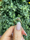 18ct Yellow Gold 1.50ct Oval Lab-Grown Diamond Ring