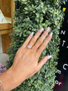 Tanuj Chopra 18ct Gold 3-Stone Oval Diamond Ring (2.34ctw)