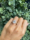 Lab grown solitaire diamond ring