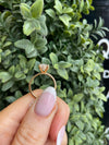 Allied Gold 18ct Gold Lab-Grown Oval Diamond Ring (3.3ct)
