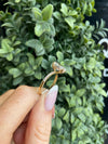 Lab grown solitaire diamond ring