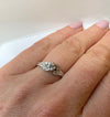 18CT WHITE GOLD SOLITAIRE