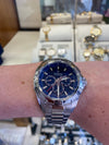 Festina Men's Stainless Steel Day-Date-24HR Watch – Deep Blue Dial