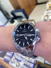Festina Men's Stainless Steel Quartz Day-Date Watch – Classic Black Dial