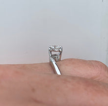 Load image into Gallery viewer, 18CT WHITE GOLD BRILLIANT CUT SOLITAIRE DIAMOND ENGAGEMENT RING
