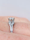 18CT WHITE GOLD SOLITAIRE