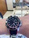 Festina Men's Diver Professional Watch – Sapphire Glass &amp; Red/Black Rubber Strap