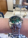 Festina Men's Multifunction Stainless Steel Watch with Emerald Green Dial