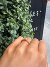 Radiant 18ct Yellow Gold Graduated Diamond Ring