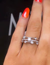 18ct White Gold Boodles Style Ring