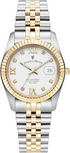 Jacques Du Manoir Ladies Analog Quartz Watch with Stainless Steel Strap JWL01305