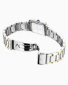 Jacques du Manoir Emily II (22mm) Two-Tone & White Dial Rectangular Watch | JWL05503