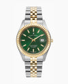 Jacques du Manoir Inspiration Business (40mm) Two-Tone & Green Dial Watch | JWN01703