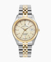 Jacques du Manoir Inspiration Business (40mm) Two-Tone & Champagne Dial Watch | JWN01704