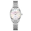 Rotary Ultra Slim Ladies Diamond Stainless Steel Watch | LB08010-07/D