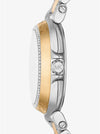 Michael Kors Mini Maren Pave Two-Tone Ladies Watch MK7492