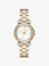 Michael Kors Mini Maren Pave Two-Tone Ladies Watch MK7492