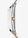 Michael Kors Emery Ladies Two-Tone Rectangular Watch | MK4967