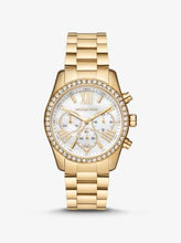 Load image into Gallery viewer, Lexington Pavé Gold-Tone Watch
