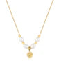 Gold Pearl Star Pendant Necklace