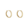 9ct Gold Roped Huggie
