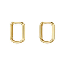 Load image into Gallery viewer, 9ct Gold Oval Huggie
