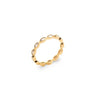 Burren 18K Gold Plated Marquise CZ Ring