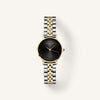 Rosefield The Studio Small Two-Tone Black & Gold Watch | SEBDSG-SE04