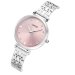LORUS QUARTZ LADIES STAINLESS STEEL PINK DIAL BRACELET WATCH
