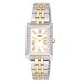 RG271YX9 LORUS QUARTZ LADIES TWO TONE WHITE DIAL BRACELET WATCH