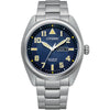 Citizen Garrison Eco-Drive Super Titanium Blue Dial Watch (BM8560-88L)