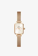 Load image into Gallery viewer, Daniel Welligton Quadro Mini Evergold Champagne Watch
