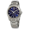 Citizen Men's Quartz Multi-Function Blue Dial Stainless Steel Watch (AG8300-52L)
