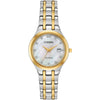 Citizen Corso Eco-Drive Two-Tone Mother of Pearl Crystal Ladies Watch (EW2488-57D)
