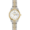 Citizen Corso Eco-Drive Two-Tone Silver Dial Ladies Watch (EW3154-90A)