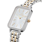 Load image into Gallery viewer, Quadro Lumine Bezel 5-Link Two Tone Ladies Watch DW00100671
