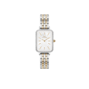 Quadro Lumine Bezel 5-Link Two Tone Ladies Watch DW00100671