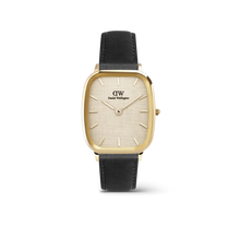 Load image into Gallery viewer, Marlon Sheffield Linen Gold Ladies Watch DW00100838

