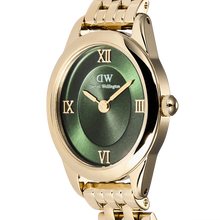 Load image into Gallery viewer, Ophelia Mini Emerald Gold Ladies Watch DW00100804
