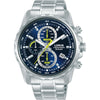 RM373JX9 LORUS QUARTZ CHRONOGRAPH GENTS STAINLESS STEEL BLUE DIAL BRACELET WATCH